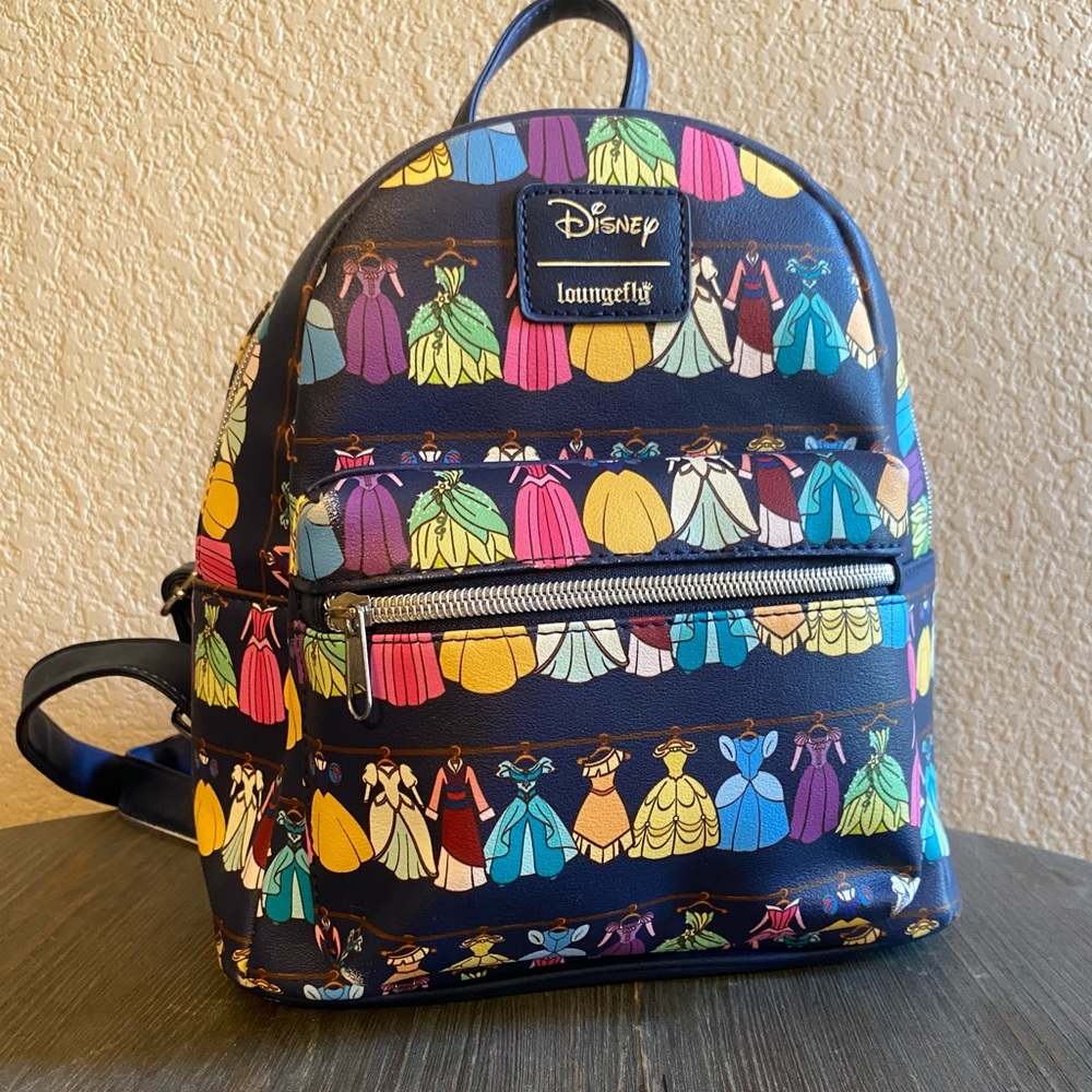 Loungefly Disney Princess Dresses Mini Backpack